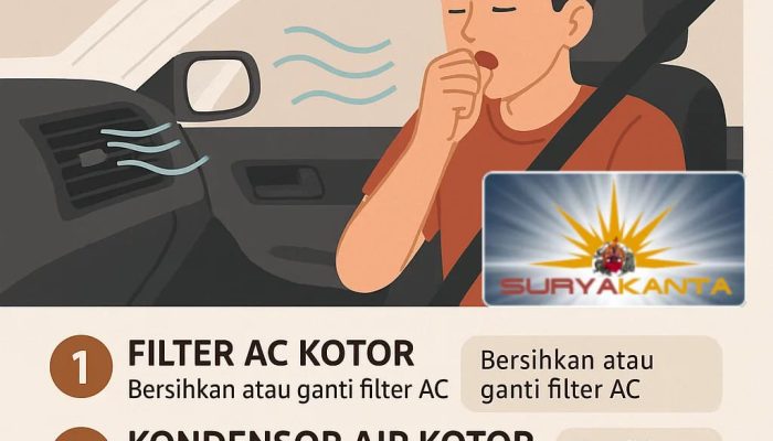 5 Penyebab Batuk Saat AC Mobil Dinyalakan dan Cara Mengatasinya