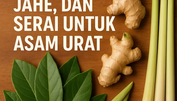 Herbal Daun Salam, Jahe, dan Serai untuk Asam Urat