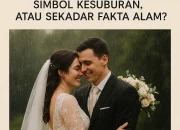 Mitos Hujan Saat Pernikahan: Pertanda Berkah, Simbol Kesuburan, atau Sekadar Fakta Alam?