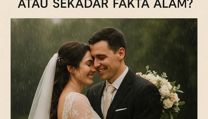 Mitos Hujan Saat Pernikahan: Pertanda Berkah, Simbol Kesuburan, atau Sekadar Fakta Alam?