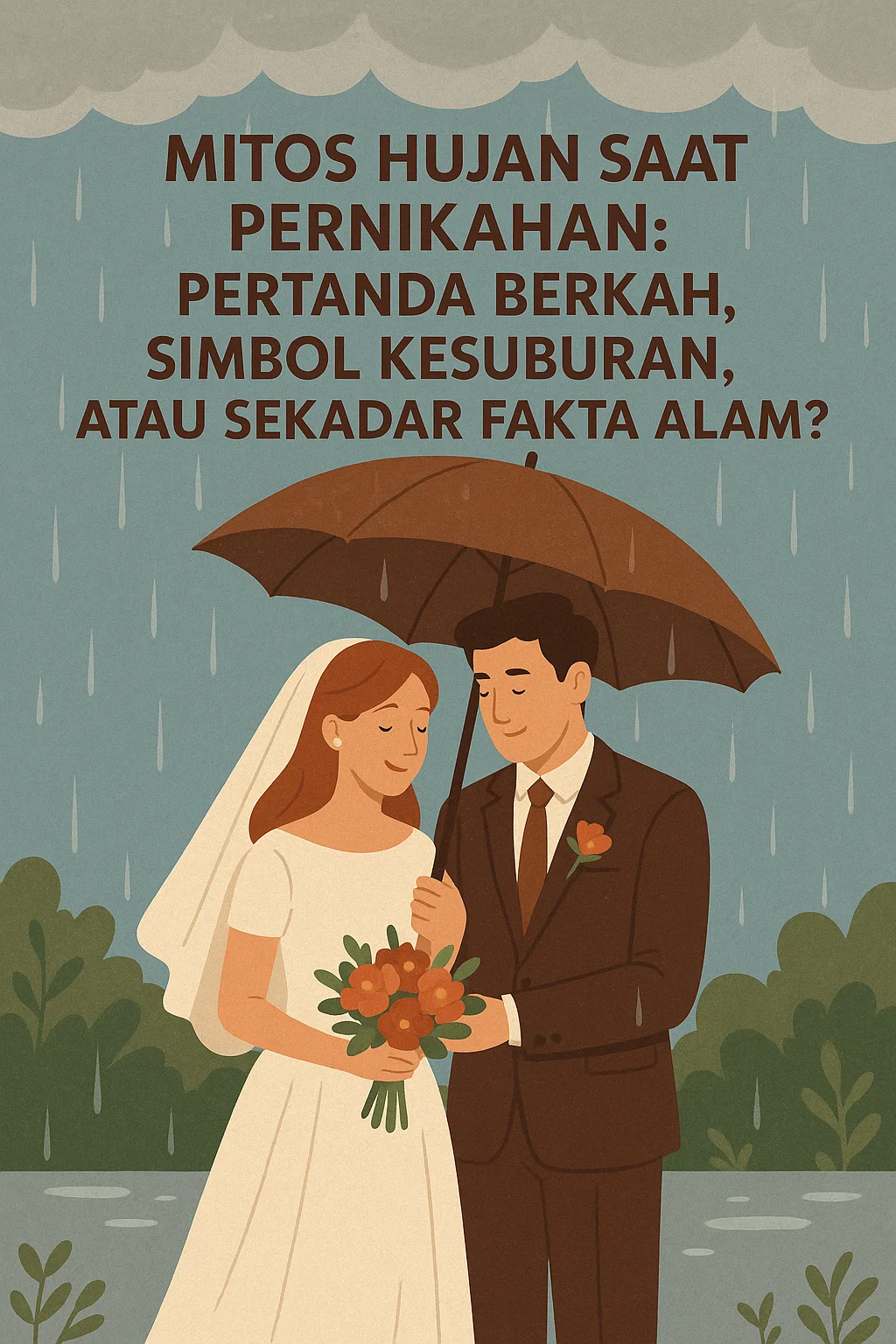 Mitos Hujan Saat Pernikahan: Pertanda Berkah, Simbol Kesuburan, atau Sekadar Fakta Alam?