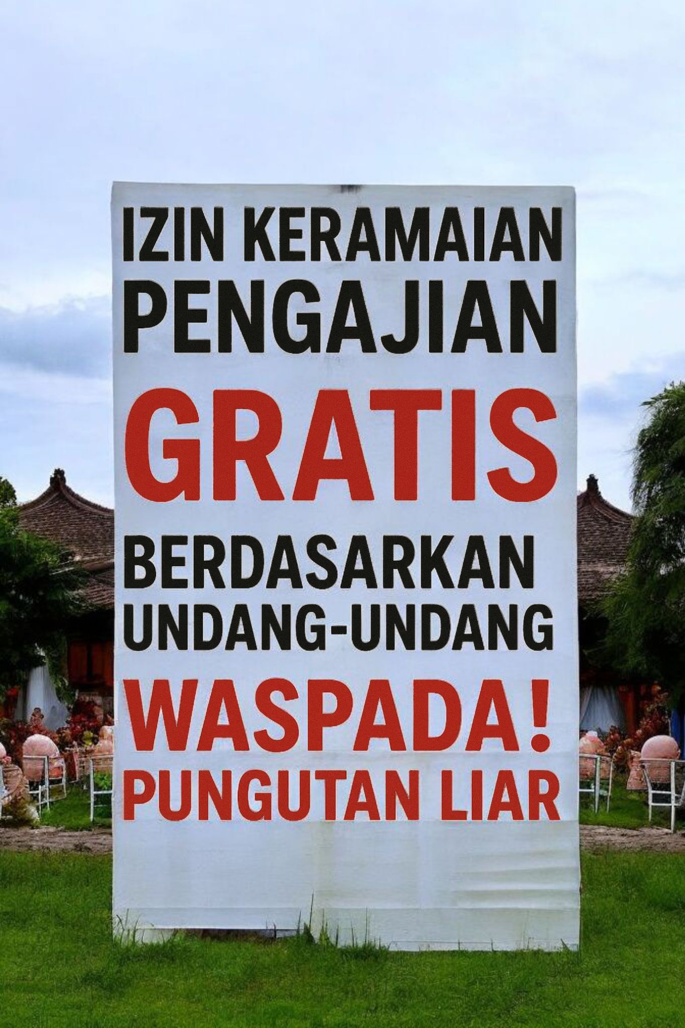 Izin Keramaian Pengajian: Gratis Berdasarkan Undang-Undang, Waspadai Pungutan Liar