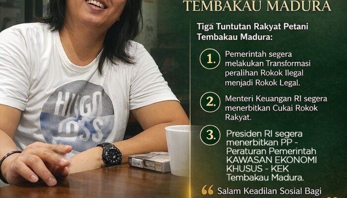 Gus Lilur Dorong Reformasi Industri Tembakau Nasional, Apresiasi Langkah Menkeu Purbaya
